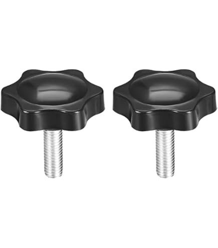Kasteco 2 Pack Black 8mm(M8) Thread Replacement Star Hand
